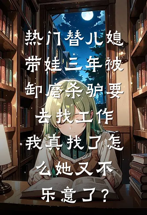 [热门]替儿媳带娃三年被卸磨杀驴要去找工作，我真找了怎么她又不乐意了？