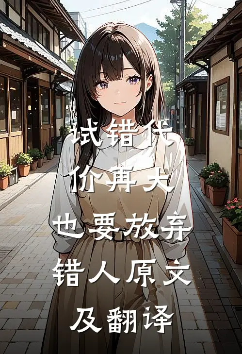 试错代价再大,也要放弃错人原文及翻译